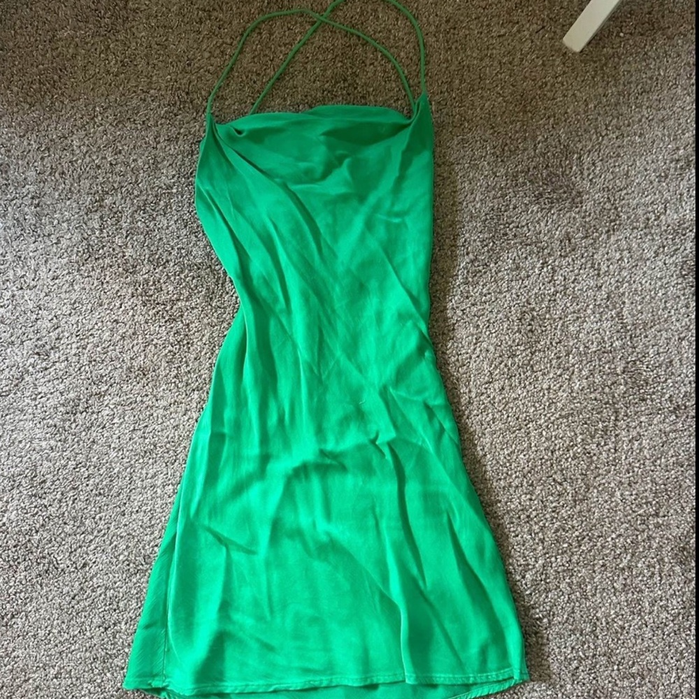 Zara Satin Mini Dress